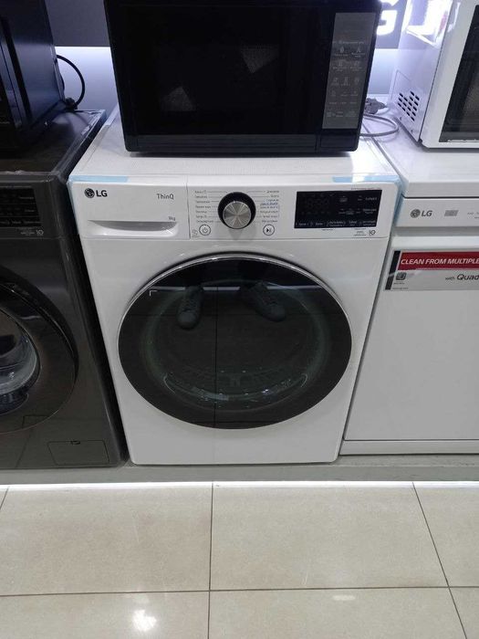 Сушильная машина LG 9 кг DC90V9V9W с тепловым насосом Inverter