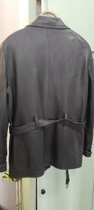 Куртка винтажная кожаная