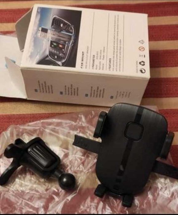 Стойка за телефон за автомобила,LED фенерче,FM Трансмитер