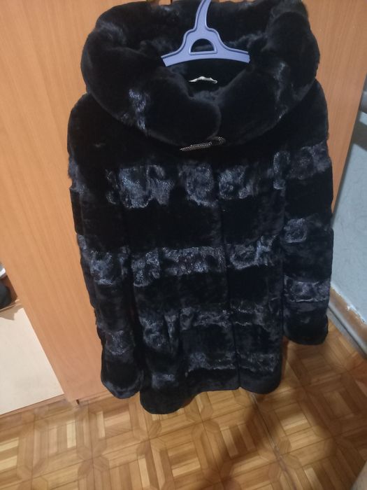 Шуба норка мутон