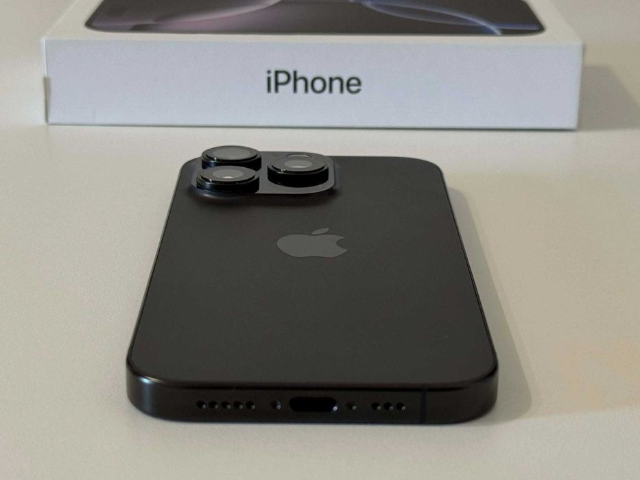 Бартер! Като НОВ! 98% Батерия! iPhone 16 Pro Black Titanium (Черен)