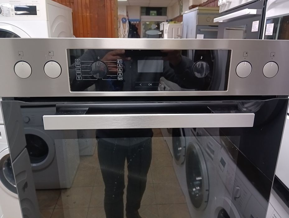 Иноксова печка за вграждане с керамичен плот Miele 24 м.гаранция!