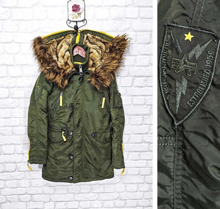 Alpha Industries Parka Оригинално дамско яке размер XS