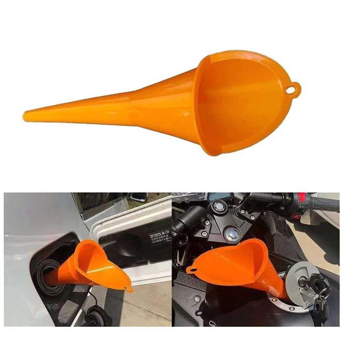 Дълга автомобилна фуния за течности - 28см.