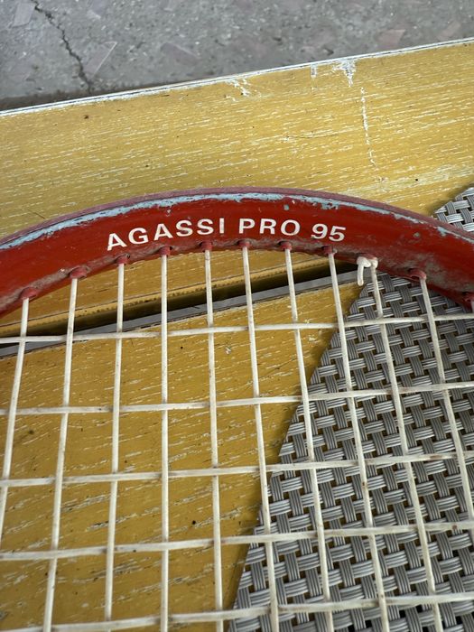 Set 2 Rachete tenis Agassi Pro 95 Belgium