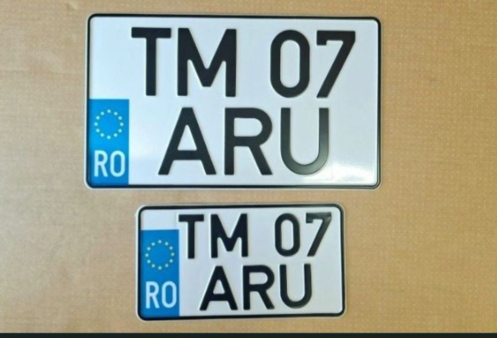 Numere auto  ornamente