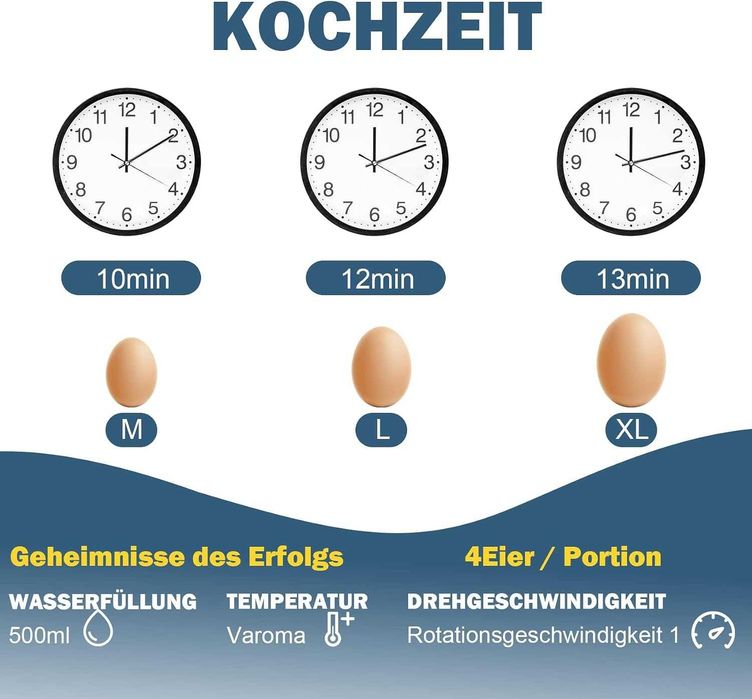 Egg Cooker 4 Ouă - Accesoriu pentru Thermomix TM6