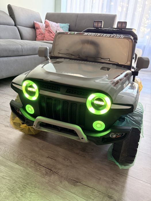 OCIE Джип акумулаторен 12V HEET SUPER с родителски контрол Сив