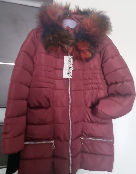 Зимний пуховик с этикеткой