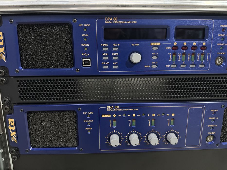 Rack / amplificatoare XTA DPA 80 / DNA 100