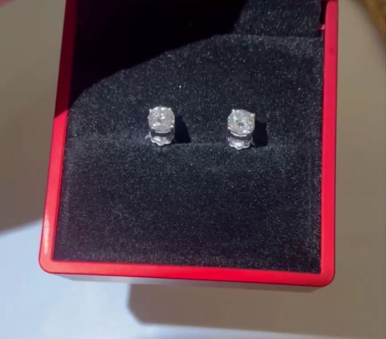 Бриллиантовые серьги