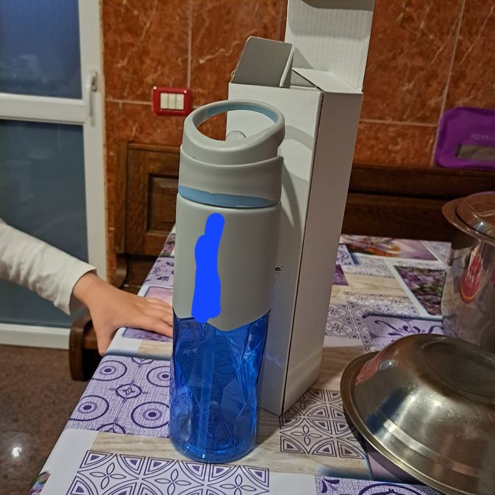 Sticla sport cu pai Avenne