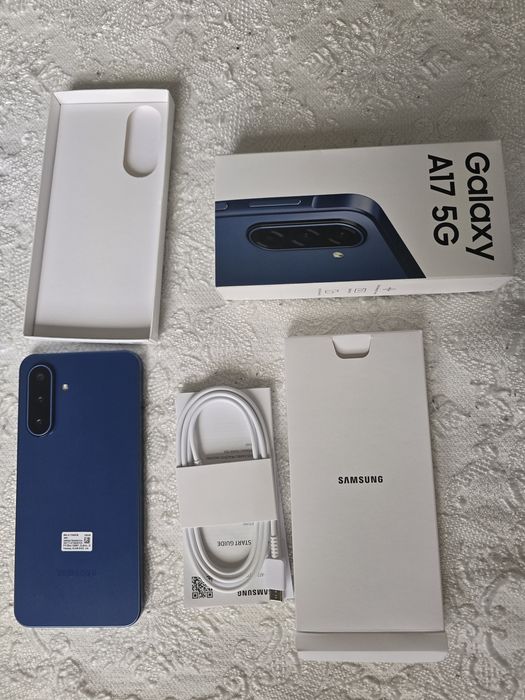 Samsung Galaxy A17 5G 4/128GB Blue –ЧИСТО НОВ!