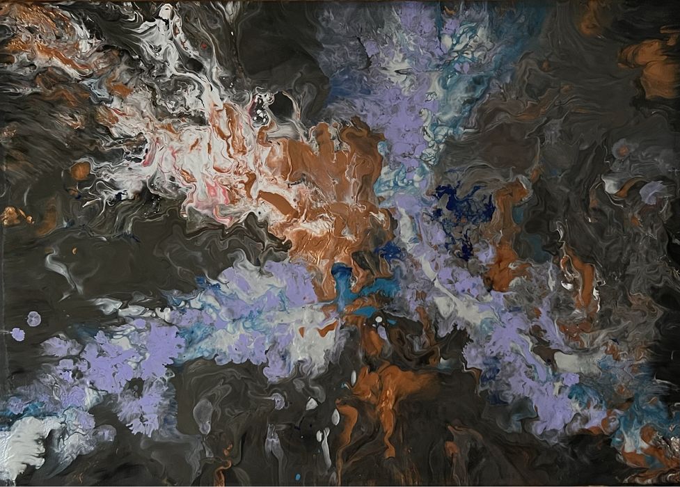 Абстрактна картина, 70х50, акрил