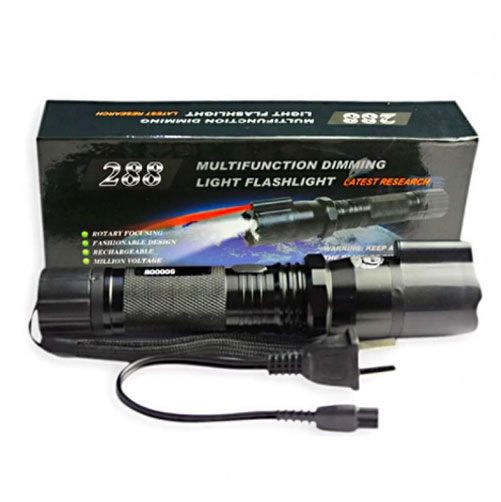 МОЩЕН НЕМСКИ електрошок с LED фенер прожектор лазер шок подарък