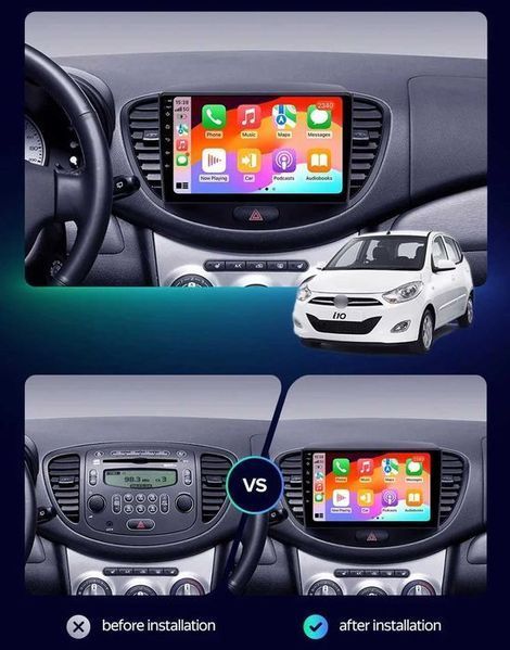 Hyundai I10 2007 - 2013 Мултимедия Навигация Android