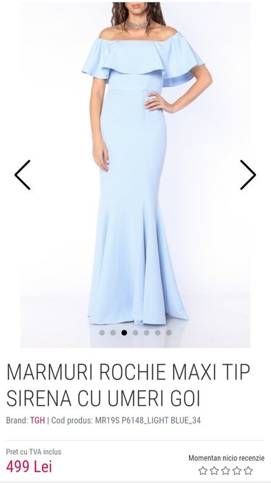 Rochie seara baby blue sirena 34