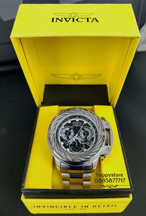 часовник INVICTA Reserve I-Force Chronograph Silver 52 mm, Инвикта нов