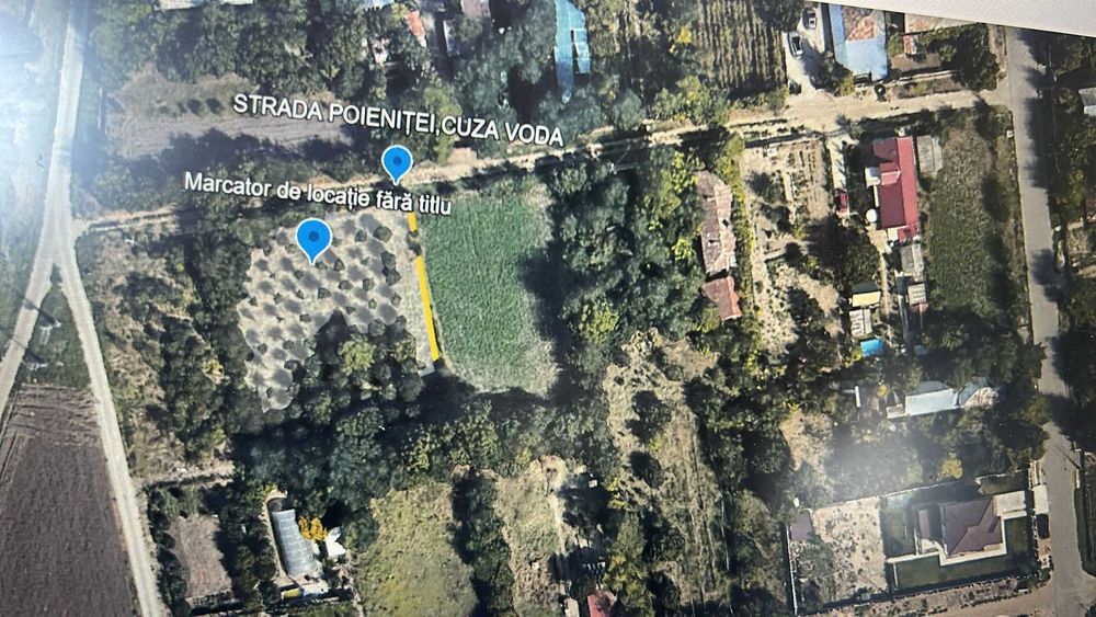 Teren intravilan 1.800 mp – Livadă de pruni, Cuza Vodă (Călărași)