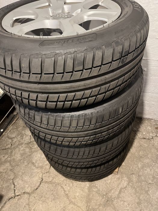 Jante Audi originale,plus cauciucuri dot 2024
