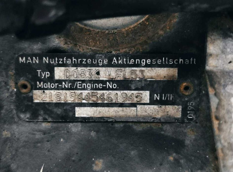 Motor D0836LFL53 camion MAN TGM/TGL/TGS/TGX - Piese de motor MAN