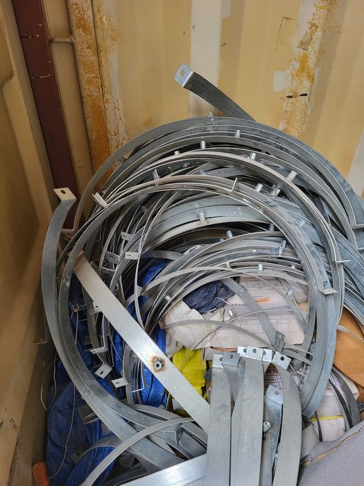 Хомут для воздуховода 630 мм без уплотнения