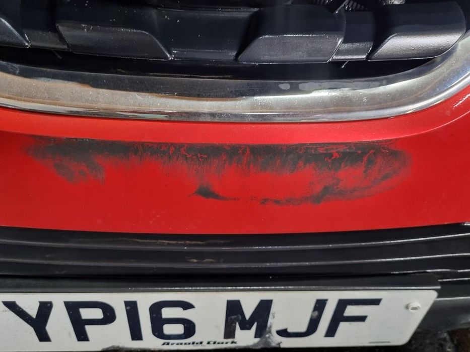 Bara fata Renault Kadjar 2015 - 2018 FLAME RED PEARL NNP (1317) model fara spalatoare far