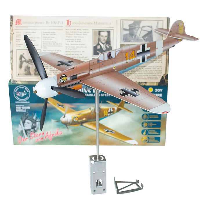 Месершмит Bf109 Инокс Ветропоказател с посоки и история, ръчна работа