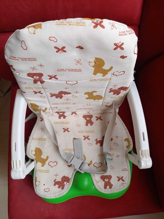 Здраво, практично, удобно детско столче за хранене/за маса с повдигане