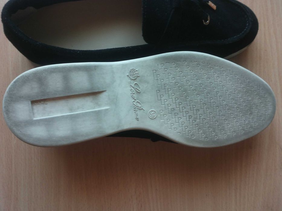 Лоферы в стиле Loro Piana Summer Walk — Натуральная замша, р.38