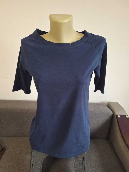 Bluză albastră cu mânecă până la cot mărimea S/M