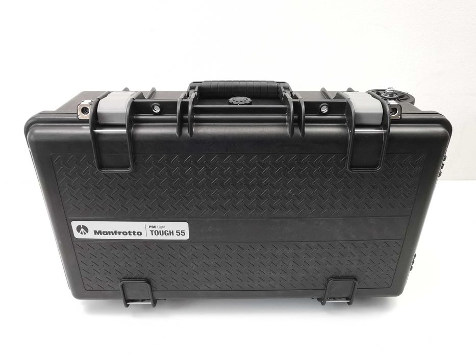 Manfrotto Pro Light Tough-55 с IP67 професионален фотографски твърд куфар на колелца