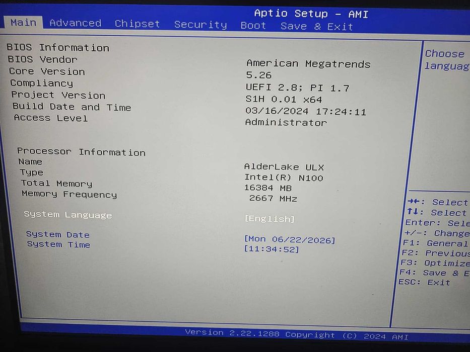 ACEMAGIC S1 16 GB RAM Intel Alder Lake N100 , 1TB Stocare