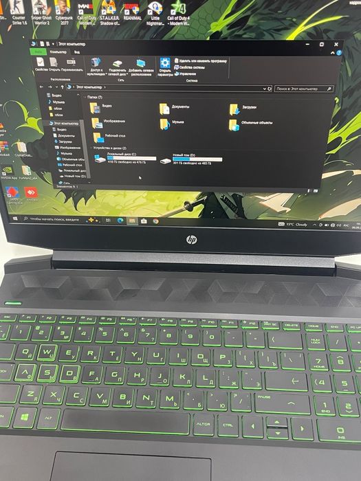 Игровой ноутбук HP Pavilion Gaming 15 (Ryzen 5 / GTX 1650 Ti / SSD+HDD