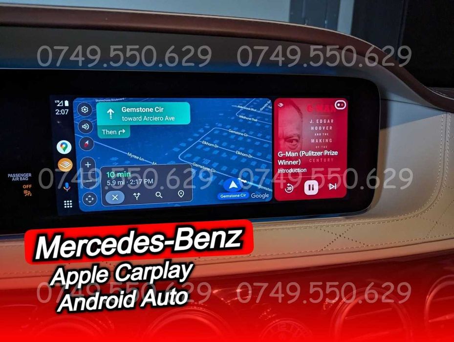 Activare Apple CarPlay Android Auto Mercedes X253 W257 W213 W205 W222