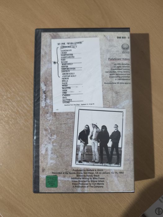 Видео касета на Металика