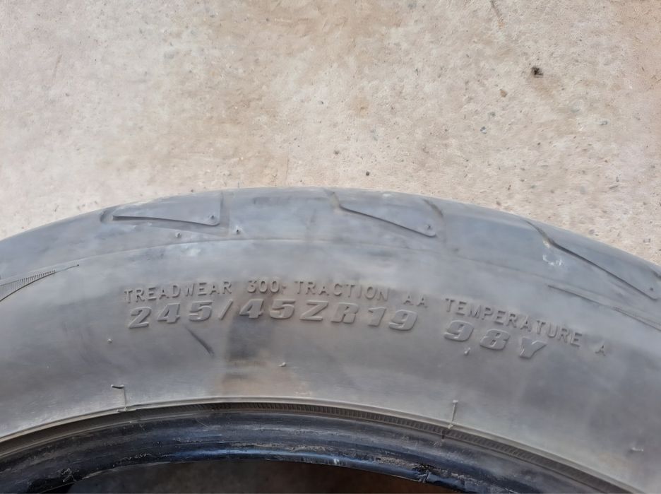 Anvelope vara Federal 245/45r19 , dot 2020, 6.2 mm adancime