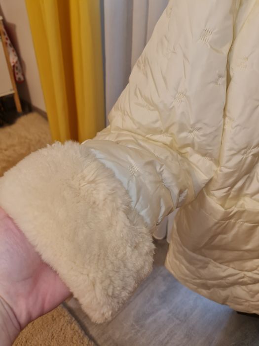 Geaca puf și blana sinsila