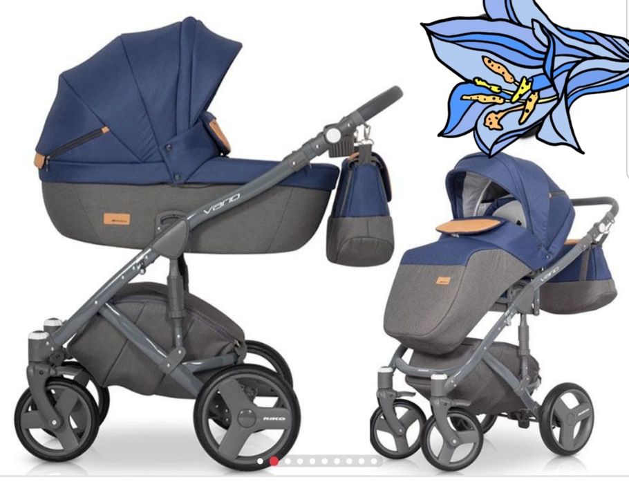 2 в 1 Детская коляска Riko Vario