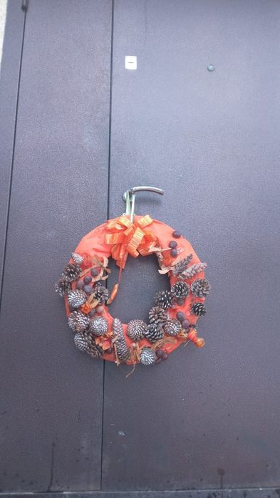 Венок Новогодний 40см