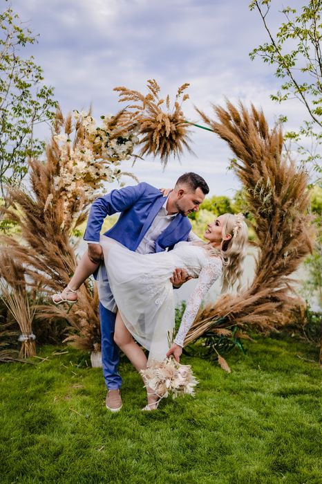 Rochie alba / cununie / rhea costa / mireasa /