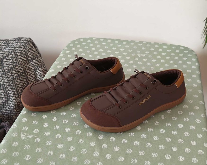 Tenesi Hobibear Tannin - Barefoot Shoes marimea 43 culoare maro inchis