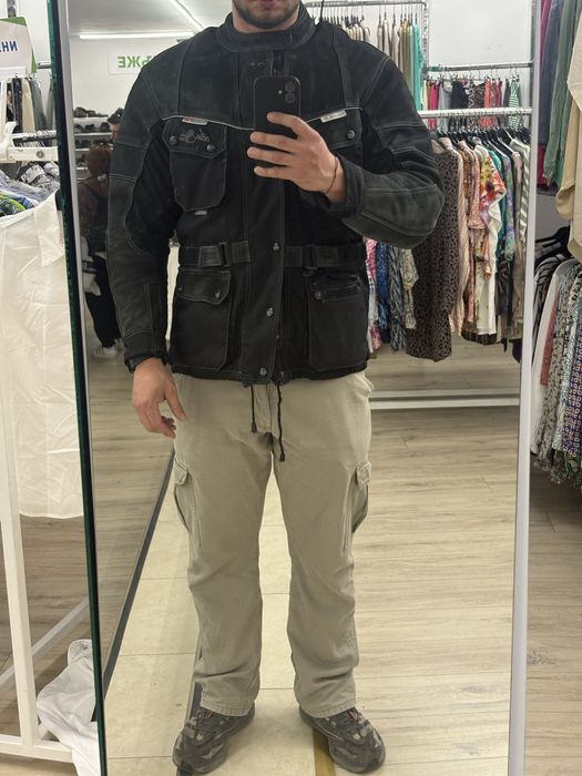 Кожено мото яке с протектори