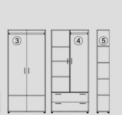 Гардероб Четирикрилен с допълнителна етажерка Само лично предаване