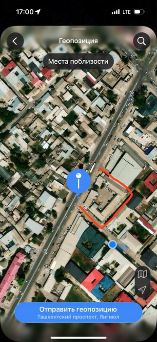 Biznes uchun qulay joy ijaraga beriladi 3000 kv metr stroyitelni bozor