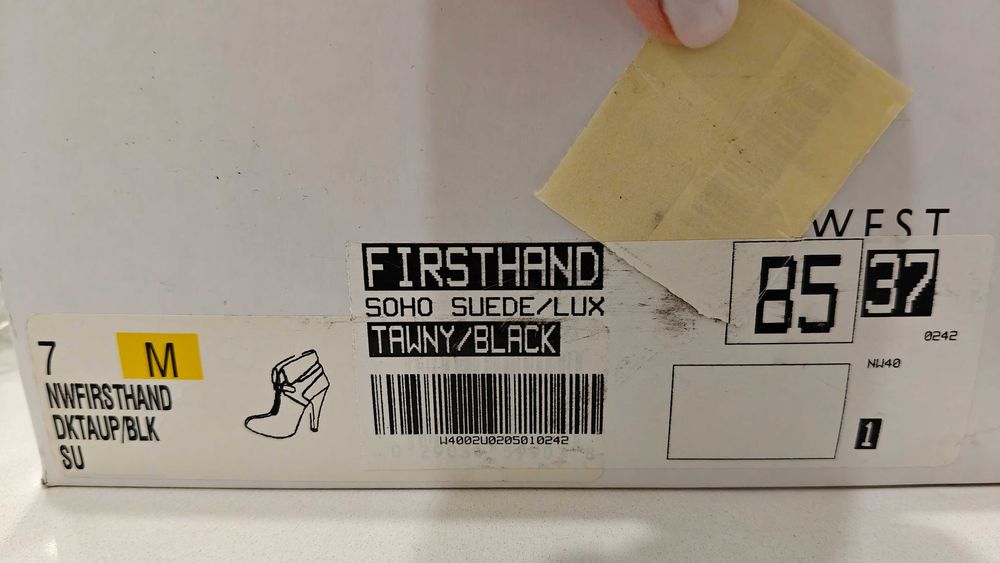 Оригинални женски боти Nine West от естествен велур