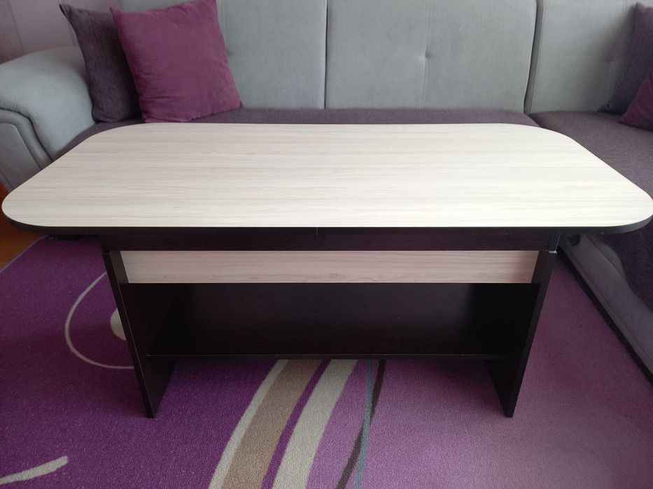 Холна  масичка с повдигателен механизъм ИЗГОДНО!Ръчно повдигане