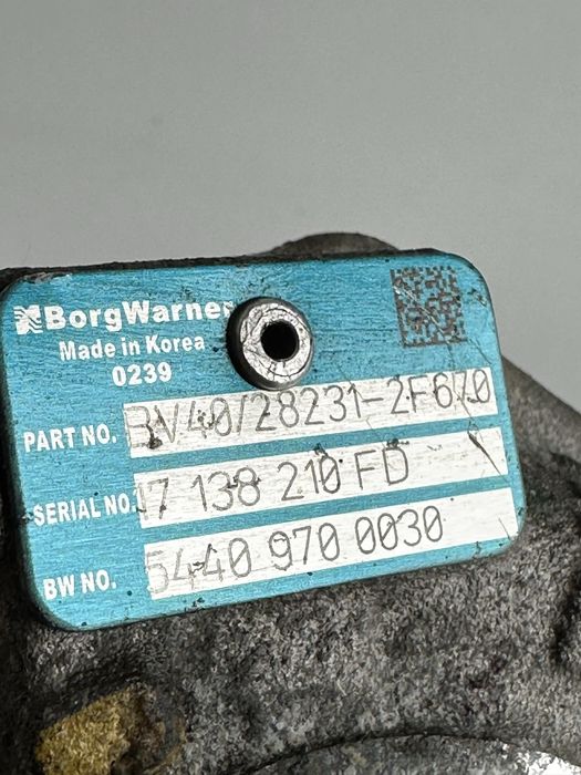 Турбо Hyundai Tucson 17г- 2.0 CRDI