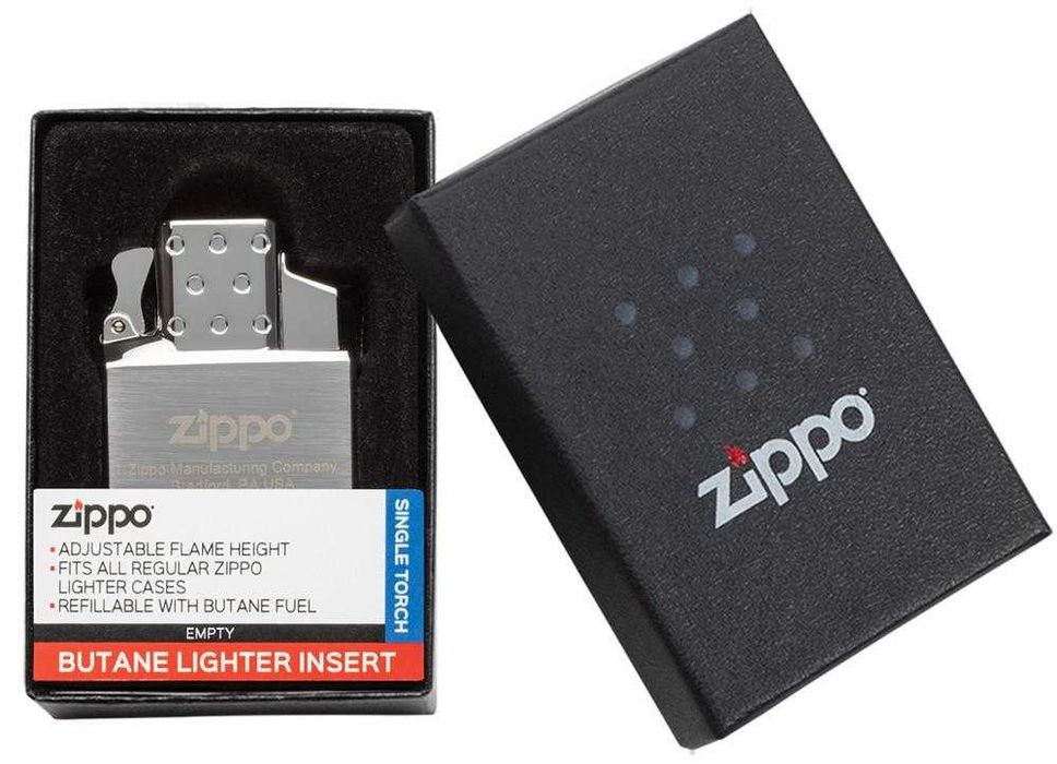 Bricheta Zippo SingleTorch Butane Lighter Gaz Model Z8A19 Silver noua