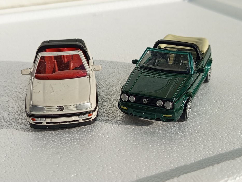 Lot de 2 machete auto 1/43 VOLKSWAGEN GOLF, New-Ray